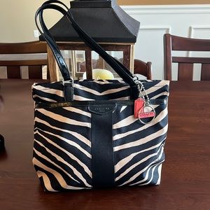 Coach Zebra Print